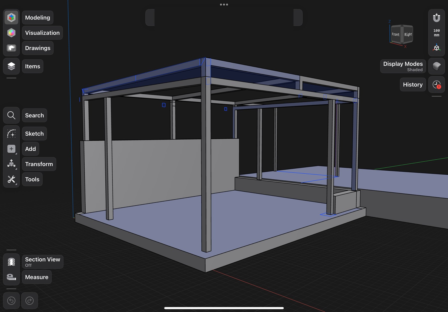 3D model konstrukce
